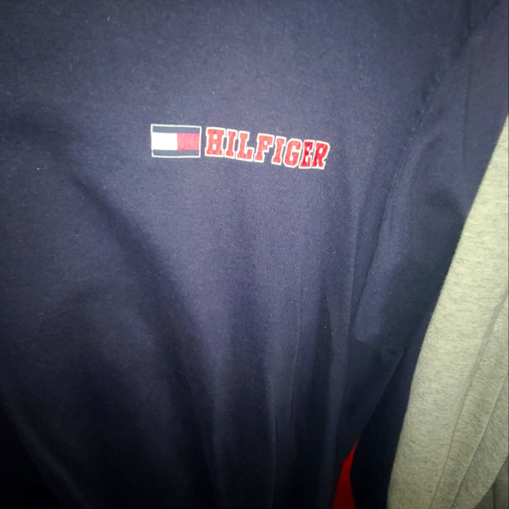 2 large Tommy Hilfiger long sleeve shirts